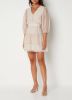 Dante 6 Lorainne mini jurk met pofmouw en pliss&#xE9 online kopen