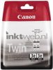 Canon BCI 3e BK Zwart inktcartridge(Twin Pack ) online kopen