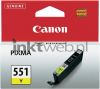 Canon inktcartridge CLI 551Y, 344 pagina&apos, s, OEM 6511B001, geel online kopen