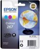 Epson inktcartridge 267, 200 pagina&apos, s, OEM C13T26704010, 3 kleuren online kopen