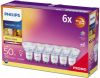 Philips LED WarmGlow spot dimbaar(6 pack) GU10 36D 3, 8W 334lm 2700… online kopen