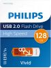 Philips Usb Stick 2.0 128gb Vivid Oranje Fm12fd05b online kopen