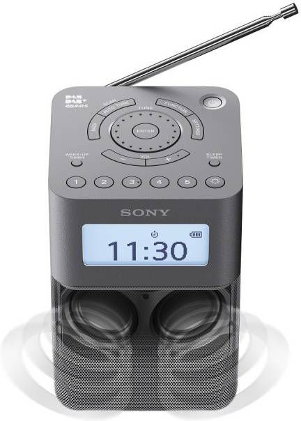 Sony XDR V20D draagbare DAB radio grijs online kopen
