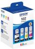 Epson 102 EcoTank 4 kleuren Multipack voor o.a ET 2750, ET 2850, ET 3750 online kopen
