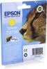 Epson inktcartridge T0714, 415 pagina&apos, s, OEM C13T07144012, geel online kopen