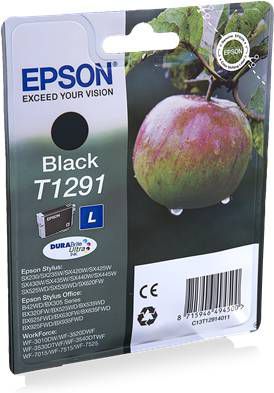 Epson inktcartridge T1291, 380 pagina&apos, s, OEM C13T12914012, zwart online kopen