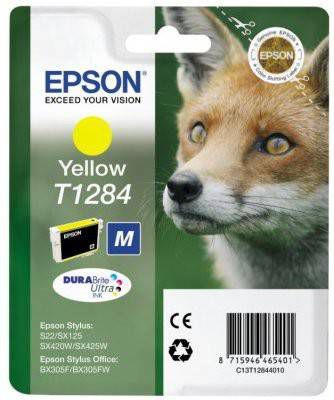 Epson inktcartridge T1284, 225 pagina&apos, s, OEM C13T12844012, geel online kopen