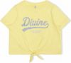 ONLY KIDS MINI T shirt KMGKITA met printopdruk geel online kopen