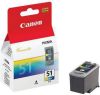 Canon inktcartridge CL-51, 545 pagina's, OEM 0618B001, 3 kleuren online kopen