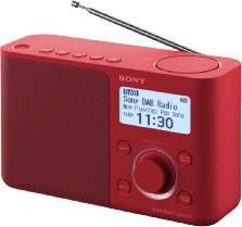Sony XDR-S61DR draagbare digitale radio (rood) online kopen