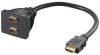 HDMI/2x HDMI Adapter met vergulde contacten 10cm online kopen
