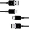 Samsung USB A/USB C Kabel EP DG930MBEGWW 2 St. Zwart online kopen