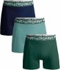 Muchachomalo boxershort Solid set van 3 d.groen/groen/blauw online kopen