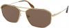 Prada SunglassesPR 64Xs 5Ak05D , Geel, Heren online kopen