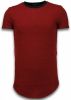 T-shirt Korte Mouw Justing 3D Encrypted T-shirt Long Fit -Shirt Zipped - online kopen