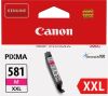 Canon inktcartridge CLI 581M XXL, 367 foto&apos, s, OEM 1996C001, magenta online kopen