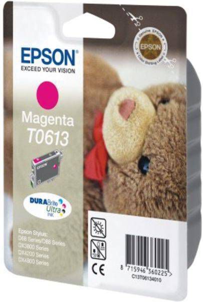 Epson inktcartridge T0613, 250 pagina&apos, s, OEM C13T06134010, magenta online kopen