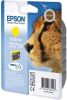 Epson inktcartridge T0714, 415 pagina&apos, s, OEM C13T07144012, geel online kopen