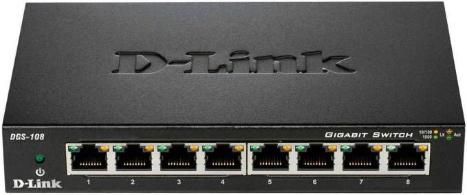 D-Link D Link switch 8 poorten DGS 108 online kopen