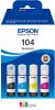 Epson 104 EcoTank 4 kleuren Multipack voor o.a ET 2714, ET 2814, ET 4800 online kopen