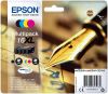 Epson T1636 Multipack Inktcartridge XL WorkForce 2500, 2600 Series Zwart/Cyaan/Geel/Magenta online kopen